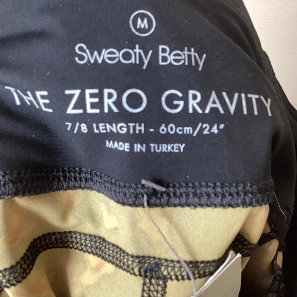 Sweaty Betty NWT The Zero Gravity Brown Tortoise Shell 7/8 Leggings - M